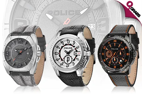 From QR319 Embrace the Masculine with Men’s Police Watches - Choose from 6 Slick Designs! (Up to QR1155 Value)